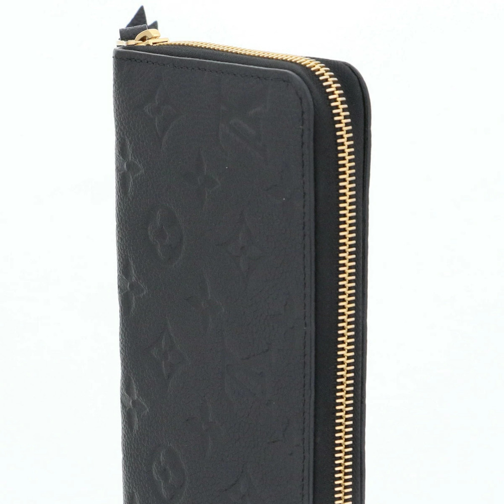 LOUIS VUITTON Zippy Wallet Long Monogram Empreinte Leather Black - Picture 5 of 6